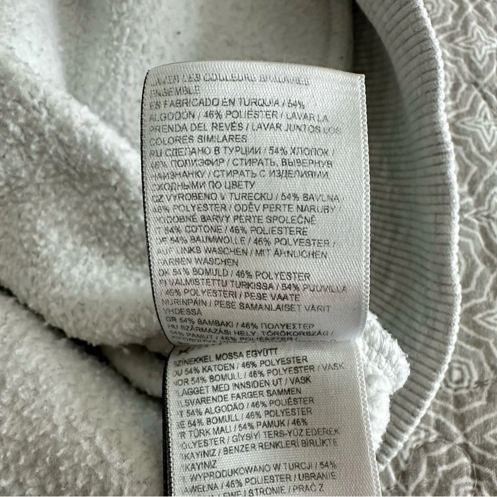 Superdry Vintage Cooper Classic Gray Hoodie Sweatshirt Red Logo Women’s Size 6 - Picture 13 of 14